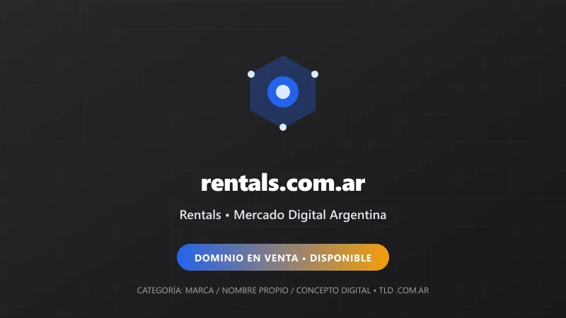 Identidad gráfica y activo digital para Rentals en Argentina